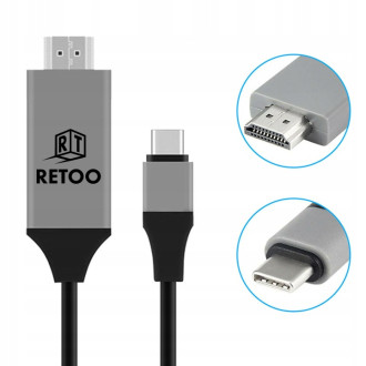 Kabelový adaptér USB-C 3.1 na HDMI 4K MHL – 200 cm