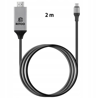 Kabelový adaptér USB-C 3.1 na HDMI 4K MHL – 200 cm