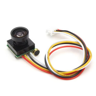 Miniaturní analogová kamera 700 TVL s mikrofonem, 140°, 2,1 mm, PAL