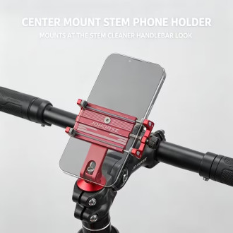 Hliníkový držák telefonu na kolo do šroubu představce 58–88 mm